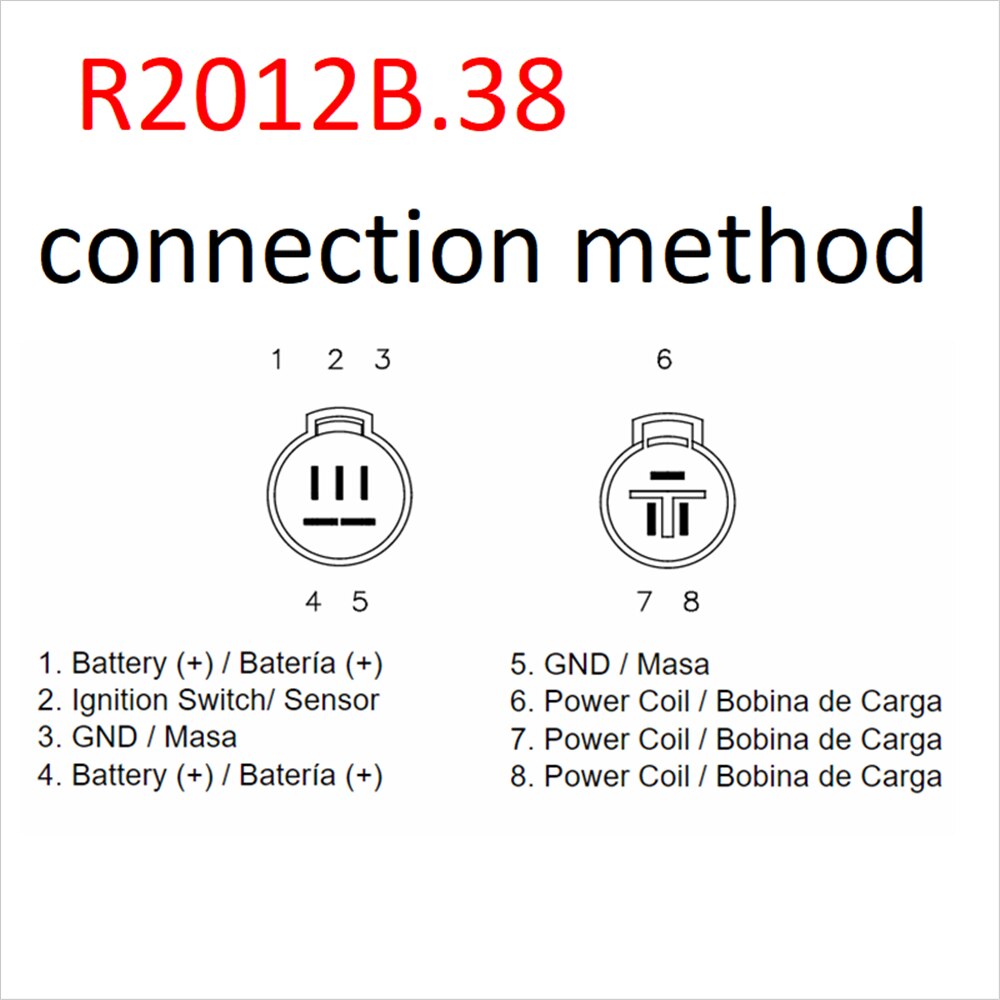 R2012B.38 RECTIFIER REGULATOR for AKI6034 Kawasakii KVF360 A6F A7F A8F A9F Aaf Abf Acf Prairie 360 4X4 2006 SH541E-12