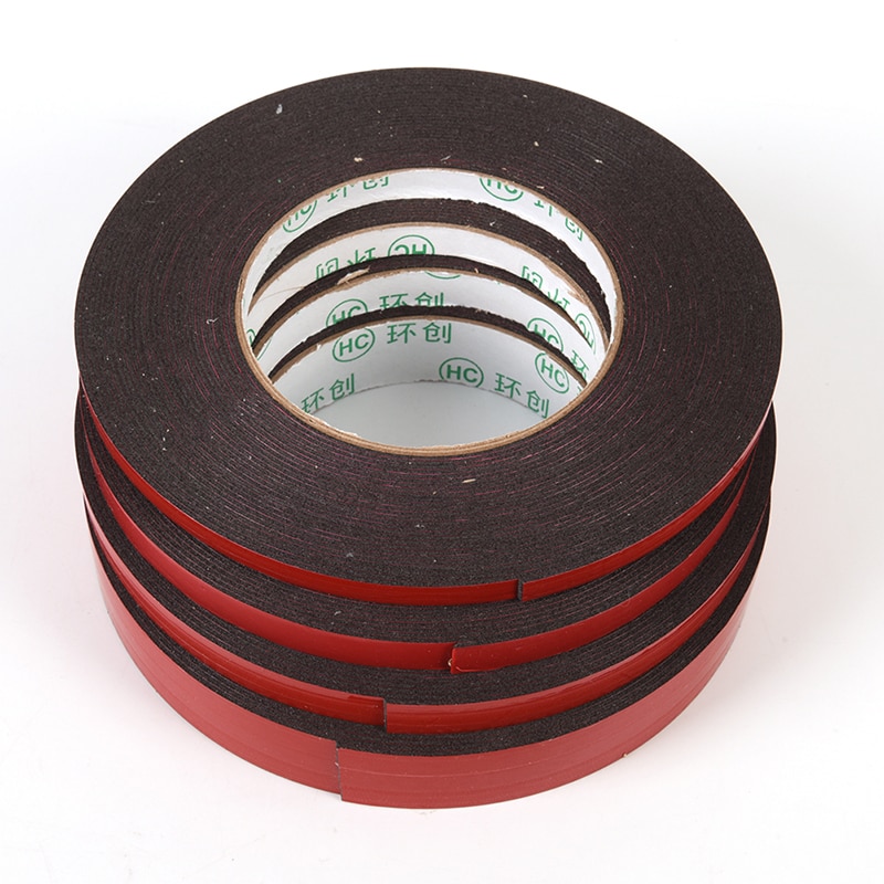 10M/Roll Repair Black Dust Proof Sponge Foam Tape Double Sided Adhesive, Auto Gasket Phone PCB Sealing