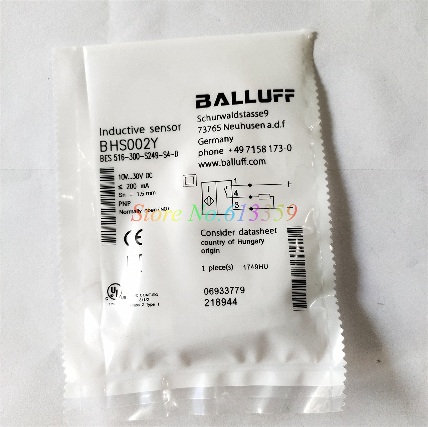 BHS002Y BES 516-300-S249-S4-D Balluff High Proximity Switch Sensor