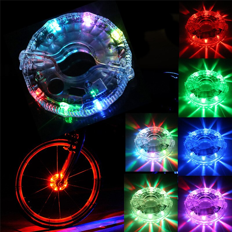 Neue Wiederaufladbare Fahrrad Rad Lichter LED Kind freundlicher Fahrrad Fahrrad Lampe Spaß Radfahren