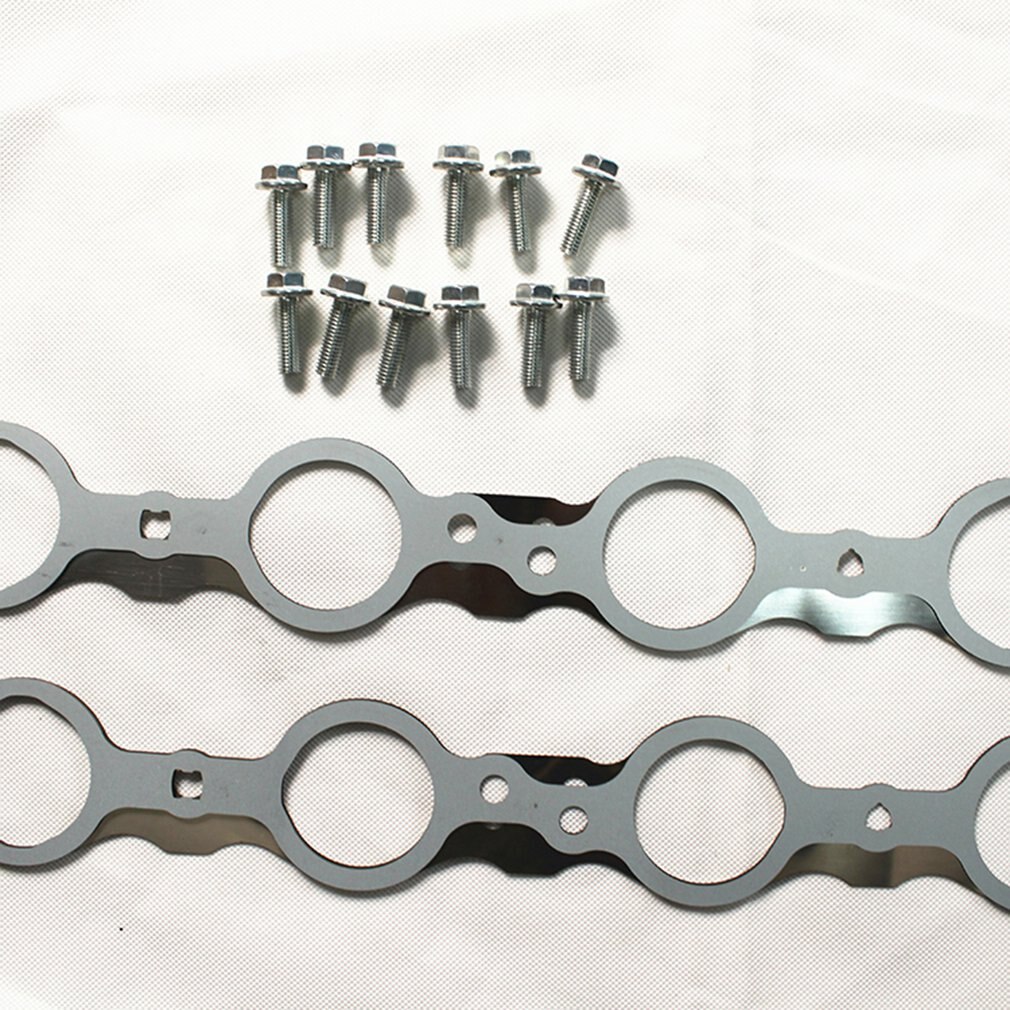 Ls Exhaust Pipe Pad Ls Exhaust Manifold Gaskets & Bolts ( Ls1 Ls2 Ls3 Ls6) Multi-Layer Steel Set