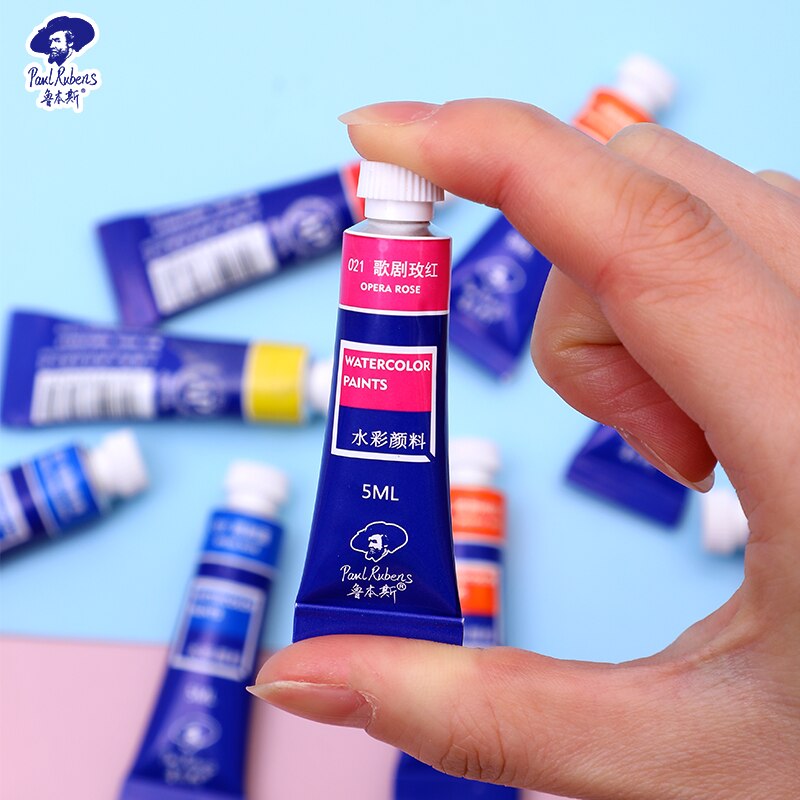 Officiële paul rubens 5ml aquareltubes 1 st operaserie fluorescerende kleuren kunstleverancier voor studenten en beginners