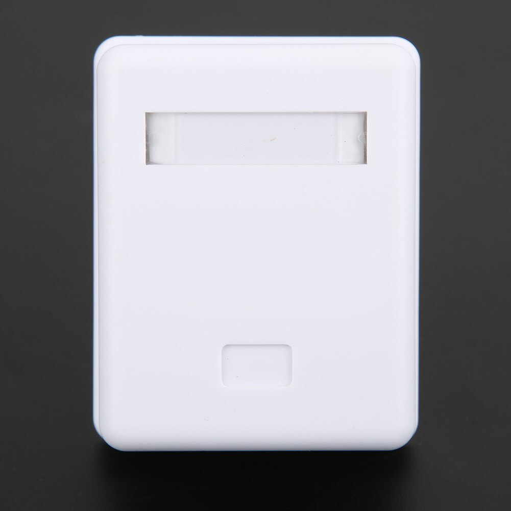2Pcs RJ45 Surface Mount Box Cat6 Single-Port Desktop Information Network Junction Boxes Cat6 Mount Box