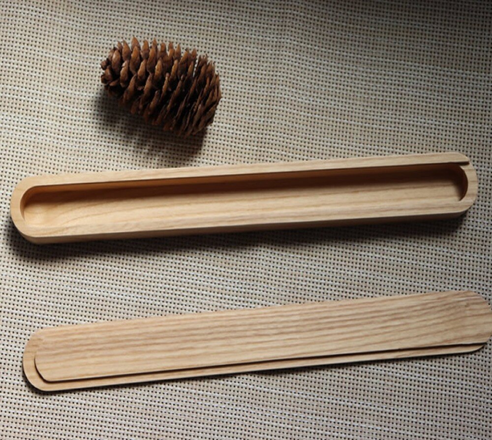 Personlighed bærbare træ spisepinde stes bestik servise sæt i japansk stil spisepinde kasse rejser spisepinde