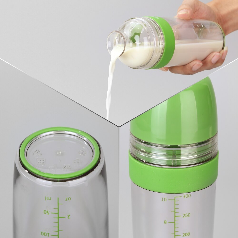 Multifunctional 2 in 1 Salad Dressing Shaker with Citrus Juicer Dripless Pour Leak-free Soft Grip Anti-slip Feet Easy Cleaning