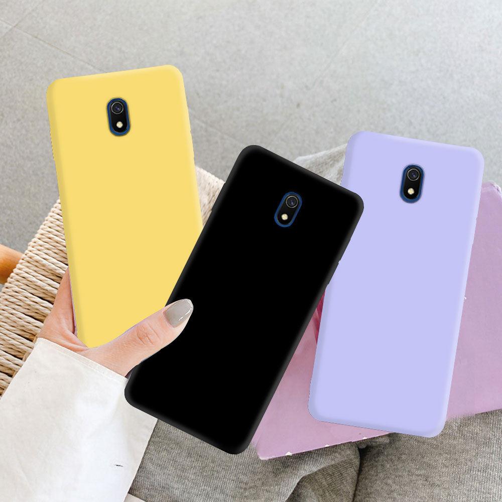 Pour Xiaomi Redmi 8A Coque arrière en Silicone liquide pour Xiaomi Redmi8A coques de téléphone pour Redmi 8A Fundas Coque