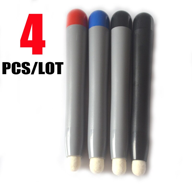 4 pces estilo eletrônico quadro branco caneta toque infravermelho interativo quadro branco caneta infravermelho tudo-em-um tela de toque óptica stylus