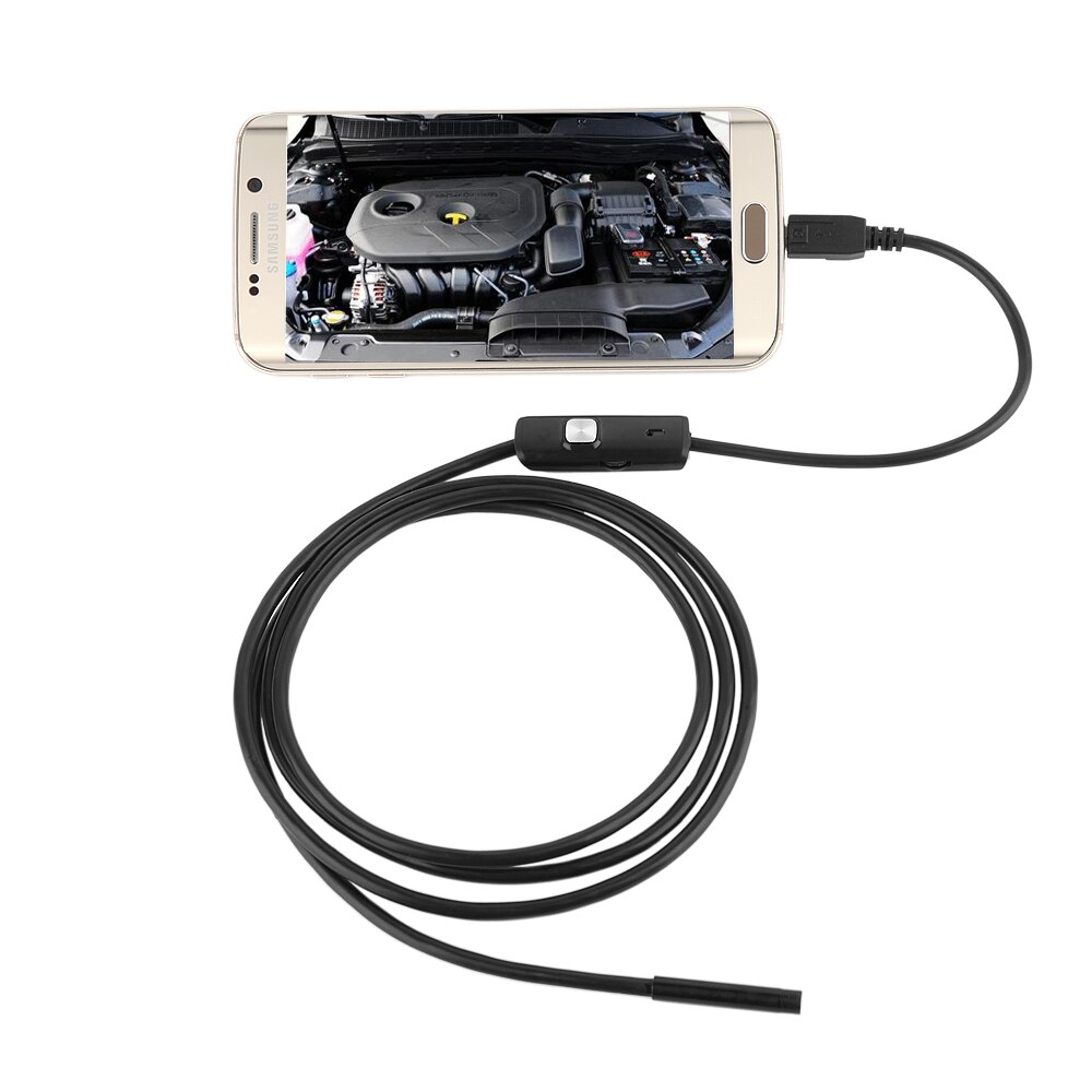 Android endoscop kamera fleksibelt schlange inspektion kamera wasserdicht video endoscop für smartphone usb windows pc