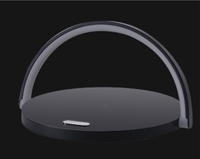 Cargador inalámbrico con Altavoz Bluetooth para IPhone 13, lámpara de mesa de madera de alta potencia, soporte para teléfono móvil, lámpara de carga inalámbrica, altavoz
