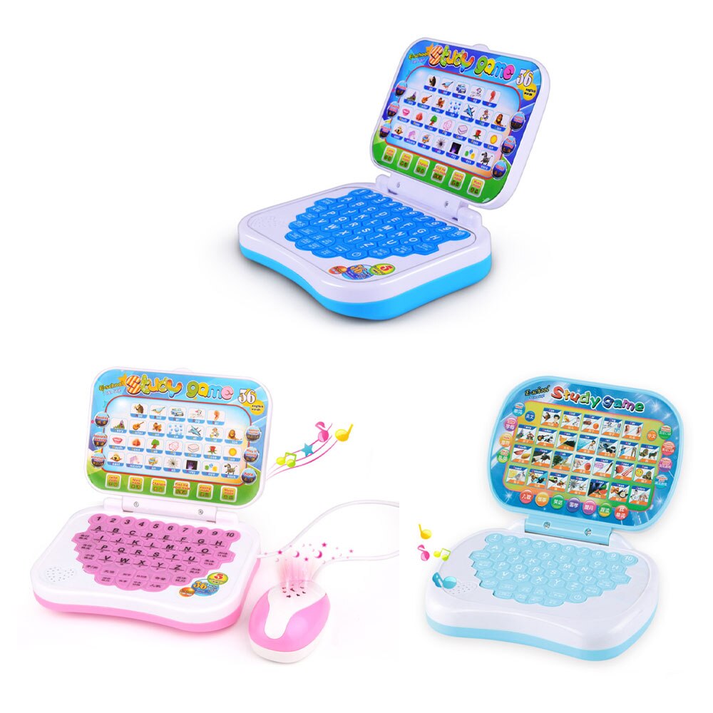 baby Children Learning Machine with Mouse Computer Pre School Learning Study Education Machine Tablet Toy