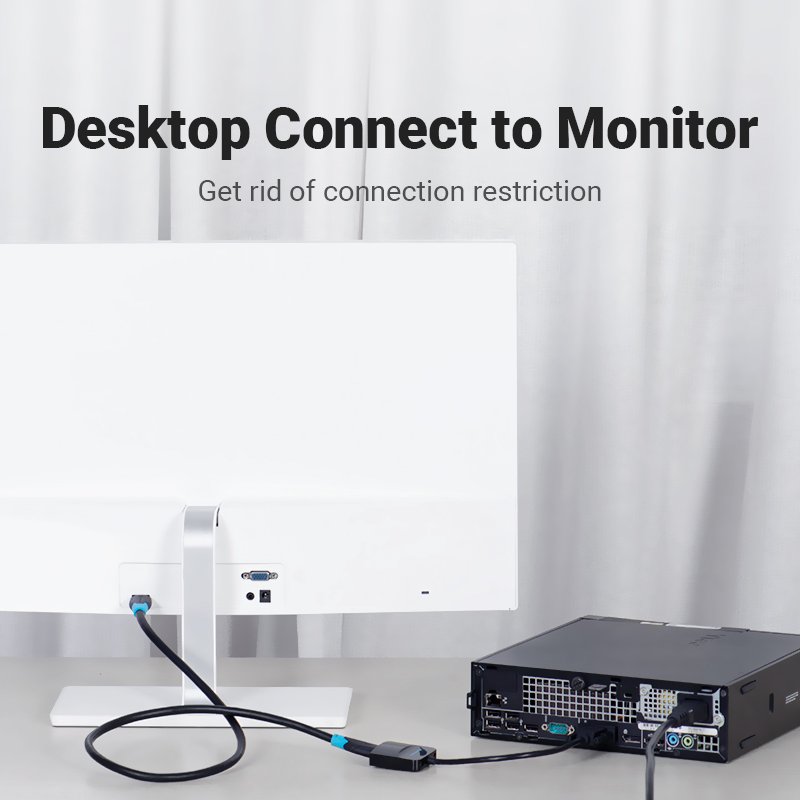 Ventie VGA naar HDMI Converter Kabel Analoge AV naar Digitale Converter Adapter met Audio 1080P voor PC Laptop naar HDTV Projector