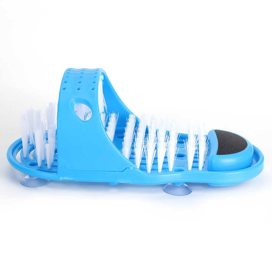 Voet Reiniging Slipper Douche Badkamer Voet Massage Cleaning Slipper Voeten Exfoliërende Cleaner Zuig Slippers Borstel Voet Schoon