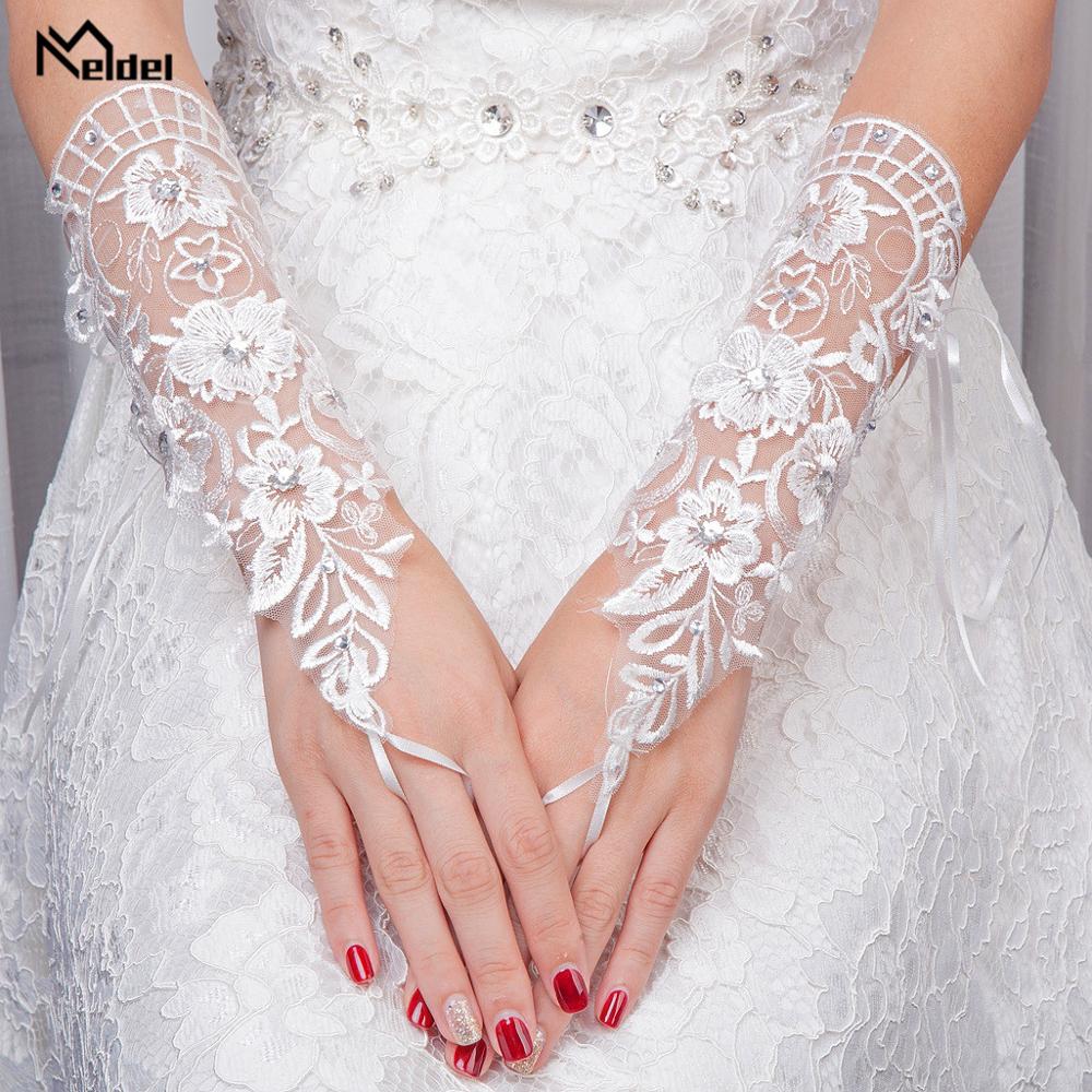 Guantes Blancos de verano para boda, accesorios de boda para baile de graduación y noche, nuevos