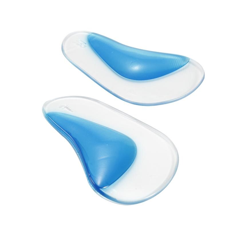 1 par de niños ortesis plantilla para pie plano zapato Corrector cojín plantilla soporte arco insertar de Gel de silicona ortopédicos almohadilla para pie cuidado