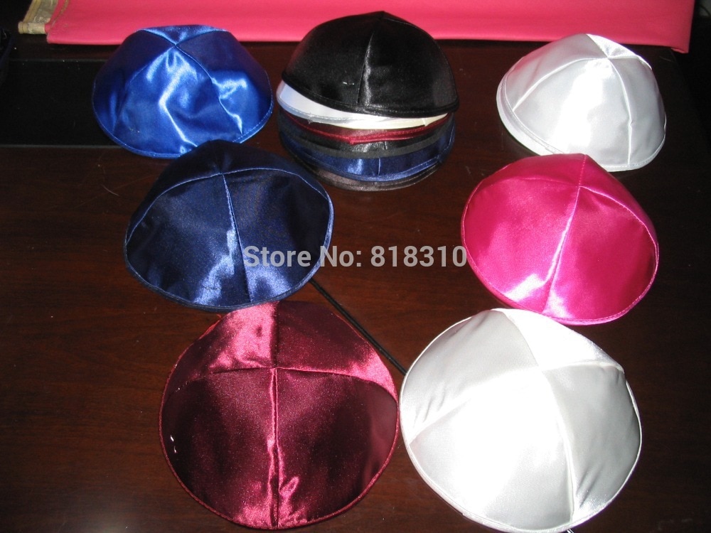 Kipá-KIPA de satén para mujer, kipá judía, YARMULKE