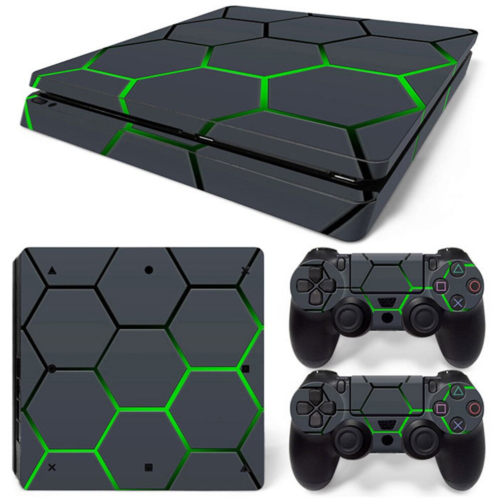 Autoadesivo della pelle Della Copertura Per PS4 Sottile Autoadesivo Della Pelle Della Console E Controller di Skins Gioco Adesivi: TN-PS4Slim-6532