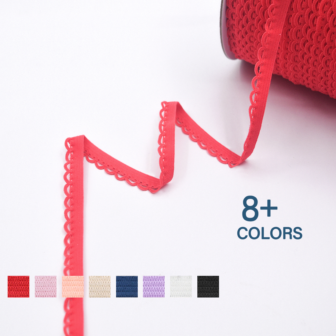 NINE telares-banda elástica de 3/8 "y 10mm de ancho para ropa interior, sujetador y pantalones, accesorios de costura hechos a mano, 2, 5 y 10 yardas accesorios de costura correas para bolsos bies para costura: Cobre envejecido / 1 mes