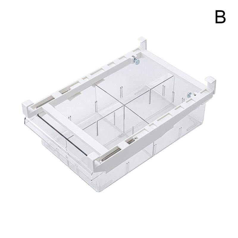 Refrigerator Food Storage Container Fridge Drawer Shelf Box Clear Pantry Fresh Kitchen Organizer Freezers Box Case Accessories: about 30.5x20x9.5cm