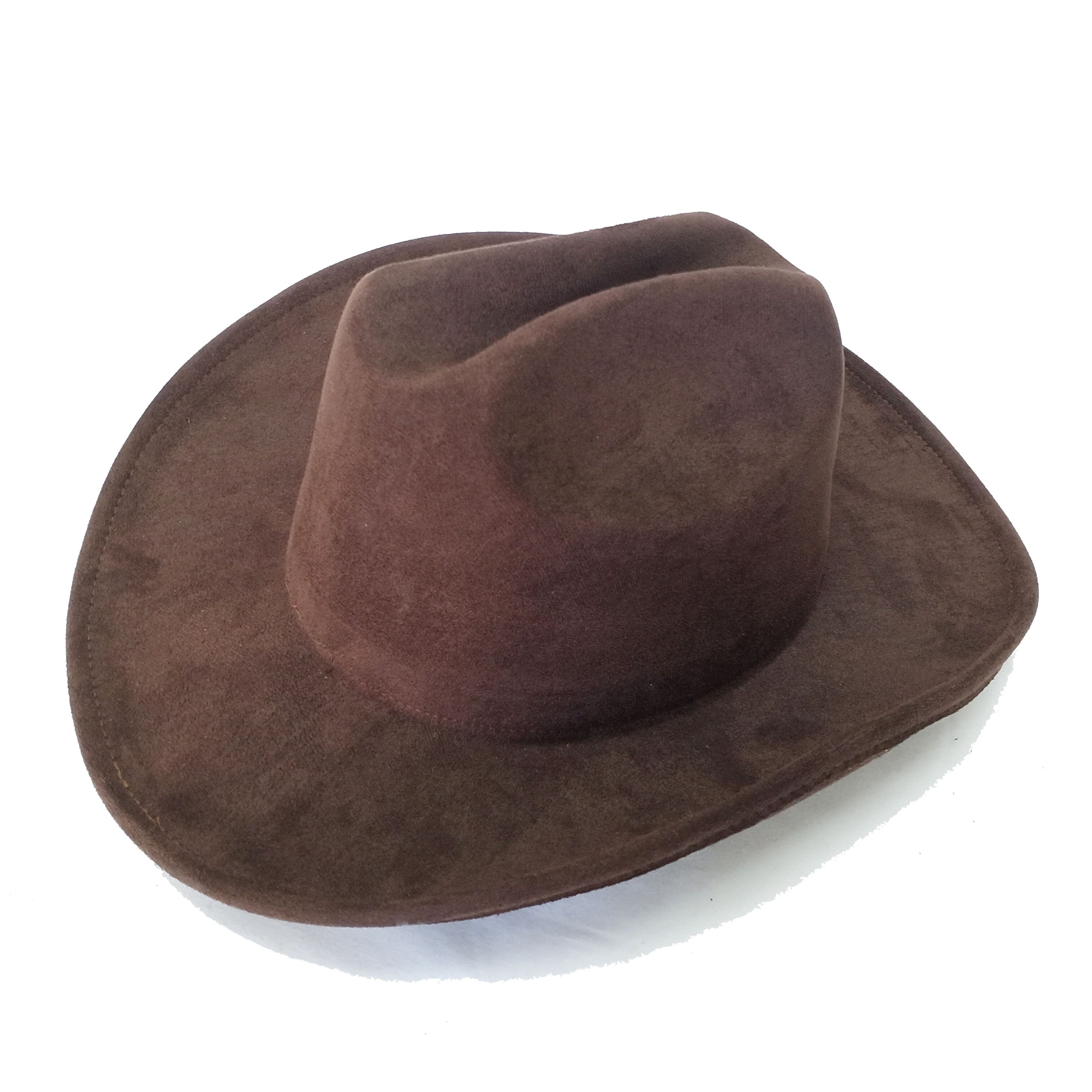 Gorros de vaquero de gamuza para hombre y mujer, sombrero cálido de ala ancha, de Iglesia Panamá, a la , de otoño: 02