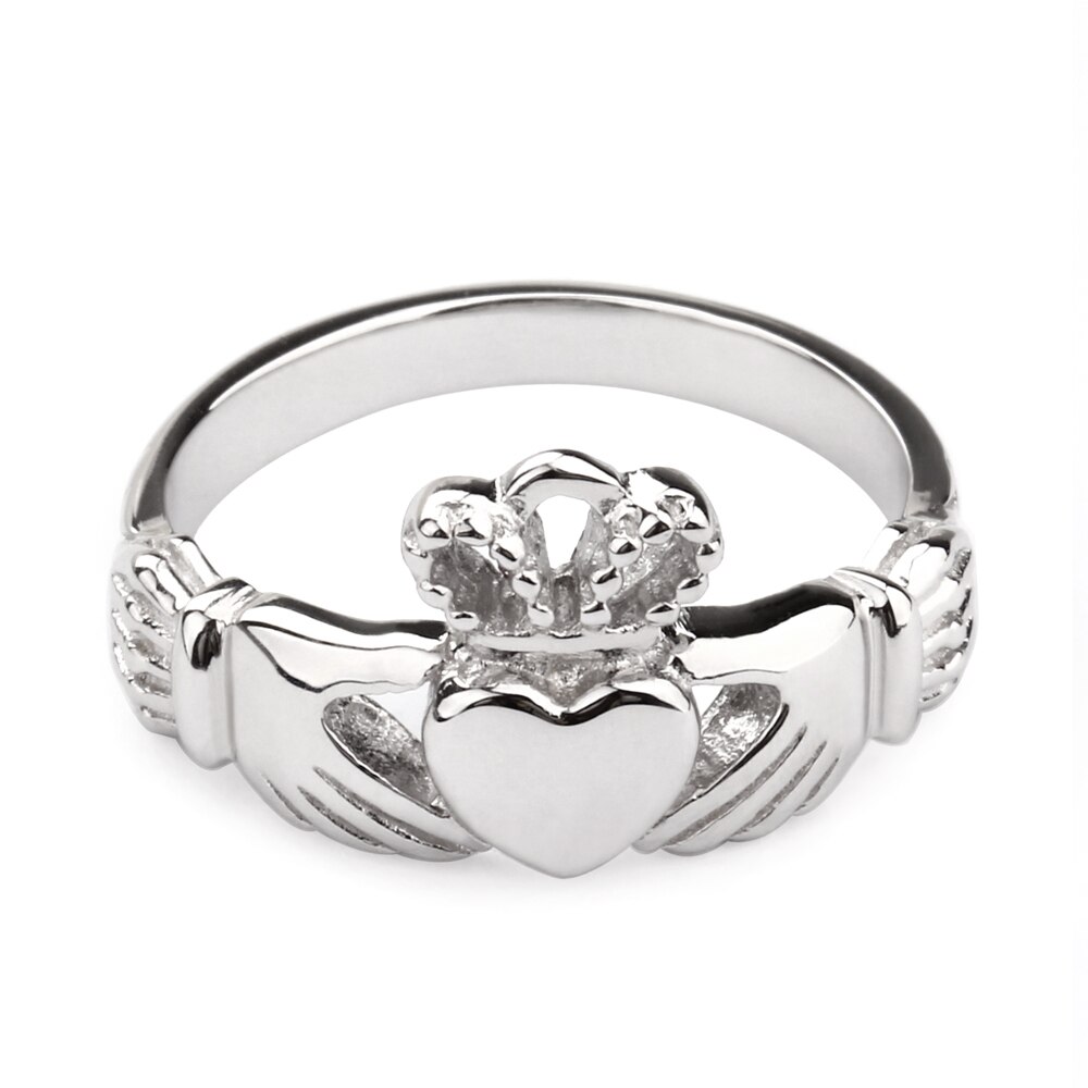 Somen Ring Women 925 Sterling Silver Ring Claddagh Wedding Band Engagement Rings Jewelry Femme Anillos De Plata 925