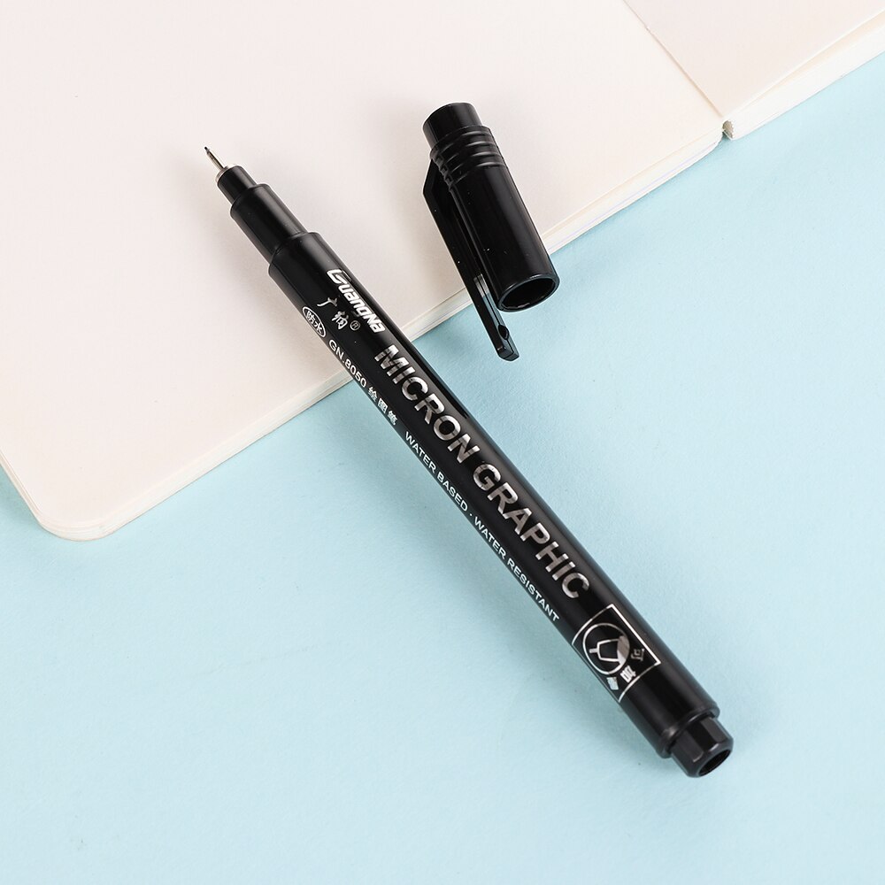 Nagel Kunst Graffiti Kuli Schwarz Wasserdicht DIY Blume Abstrakte Linien Skizze Professionelle Nachfüllbare Tinte Nagel Malerei Zeichnung Werkzeuge