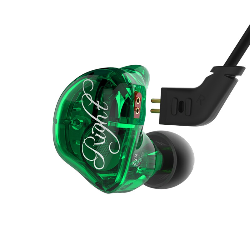 KZ ZSR Sechs Treiber In Ohr Kopfhörer Anker Und Dynamische Hybrid Headset HIFI Bass Mit Ersetzt Kabel Noise Cancelling Ohrhörer