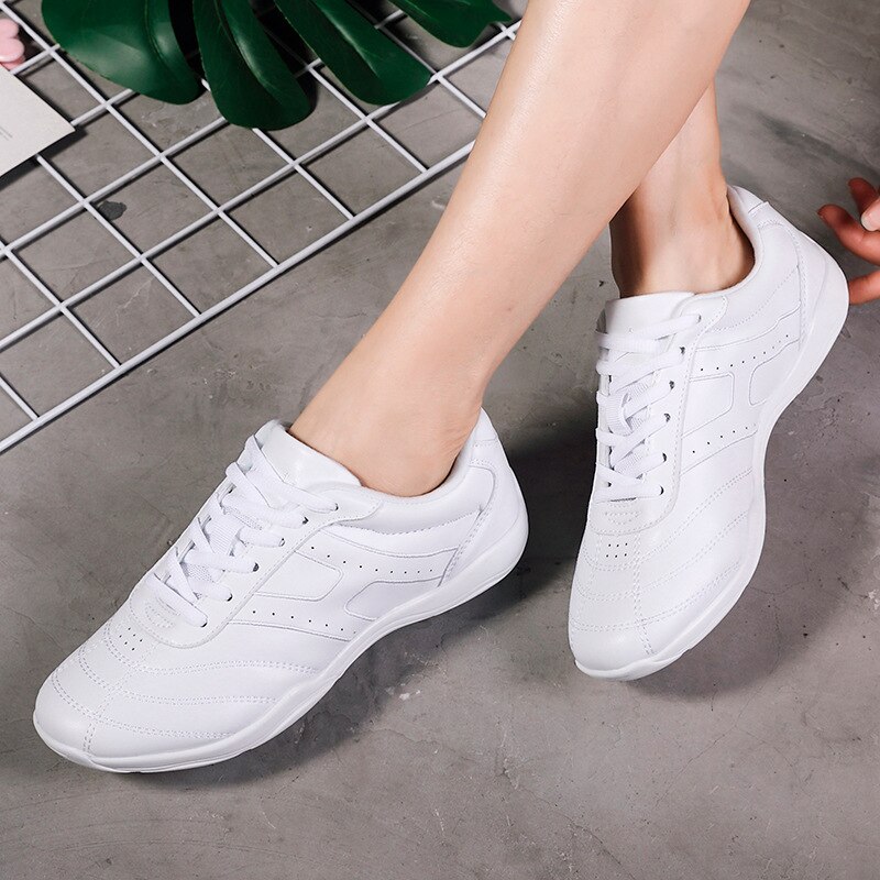 Dance Shoes Woman Ladies Modern Soft Outsole Jazz Sneakers Aerobics Breathable Lightweight Female Dancing Fitness Sport