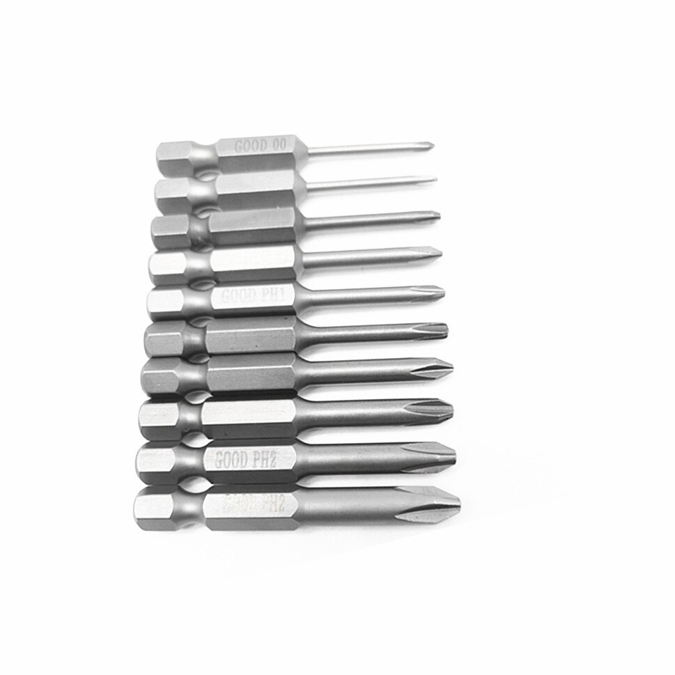 Magnetische Flat Head Slotted Tip Schroevendraaiers Bits 1/4 "Driver Bits Hand Schroevendraaier Boor