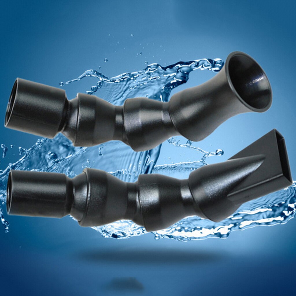 2 Style Aquarium Tank Water Outlet Duckbill Nozzle 360 Degree Free Rotate Flow