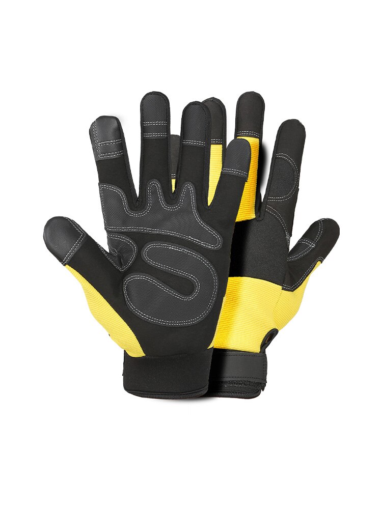 XINDA – gants d&#39;escalade en cuir de vache, antidérapants, résistants à l&#39;usure, pour Sports de plein air professionnels, randonnée, escalade, descente