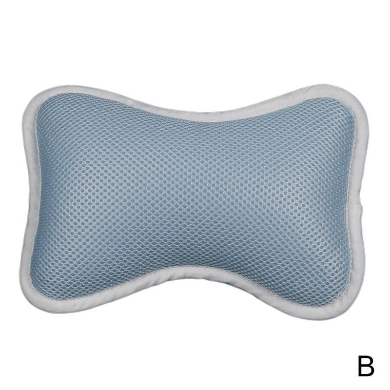 Spa Non-Slip Cushion Bath Tub Spa Pillow Bathtub Head Rest Pillow And For Neck Bathroom Back Accessories C0F2: B