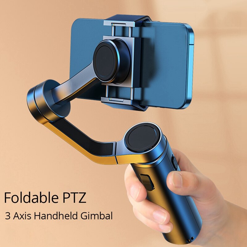 3 Axis Handheld Gimbal Stabilizer Foldable Smartphone Selfie Stick for IPhone 13 Pro for Samsung Mobile Phone Gimbals