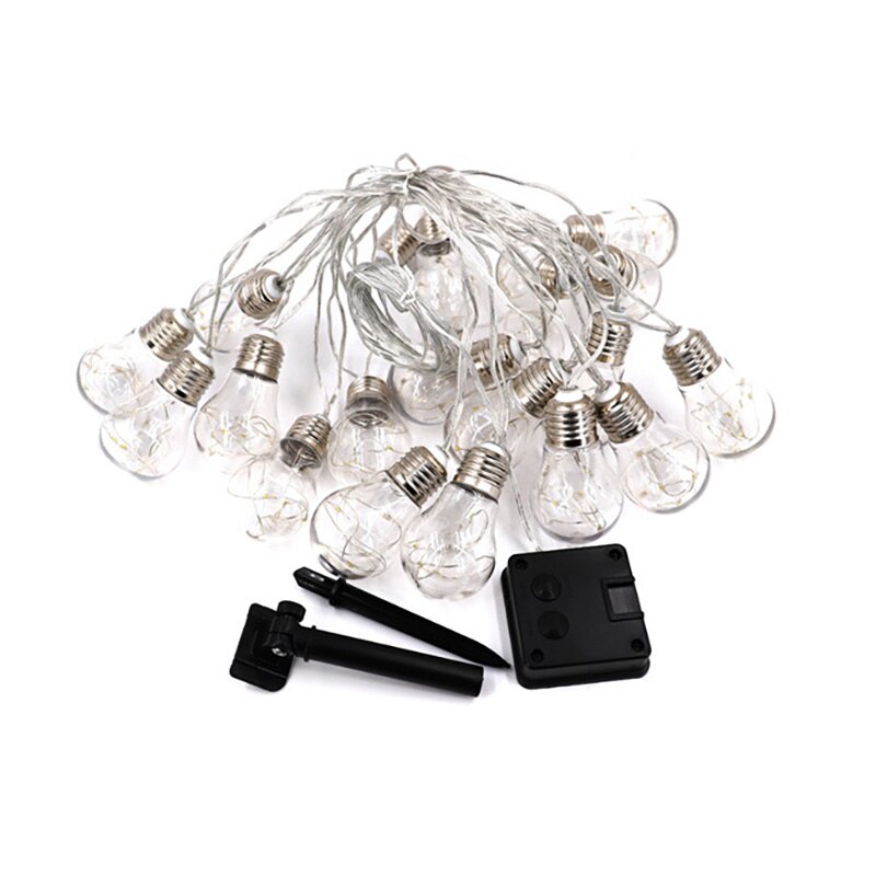 Koppartrådsljus ac & batteri fairy lights 20/10 lysdioder utomhusdekoration julglob belysningskedja