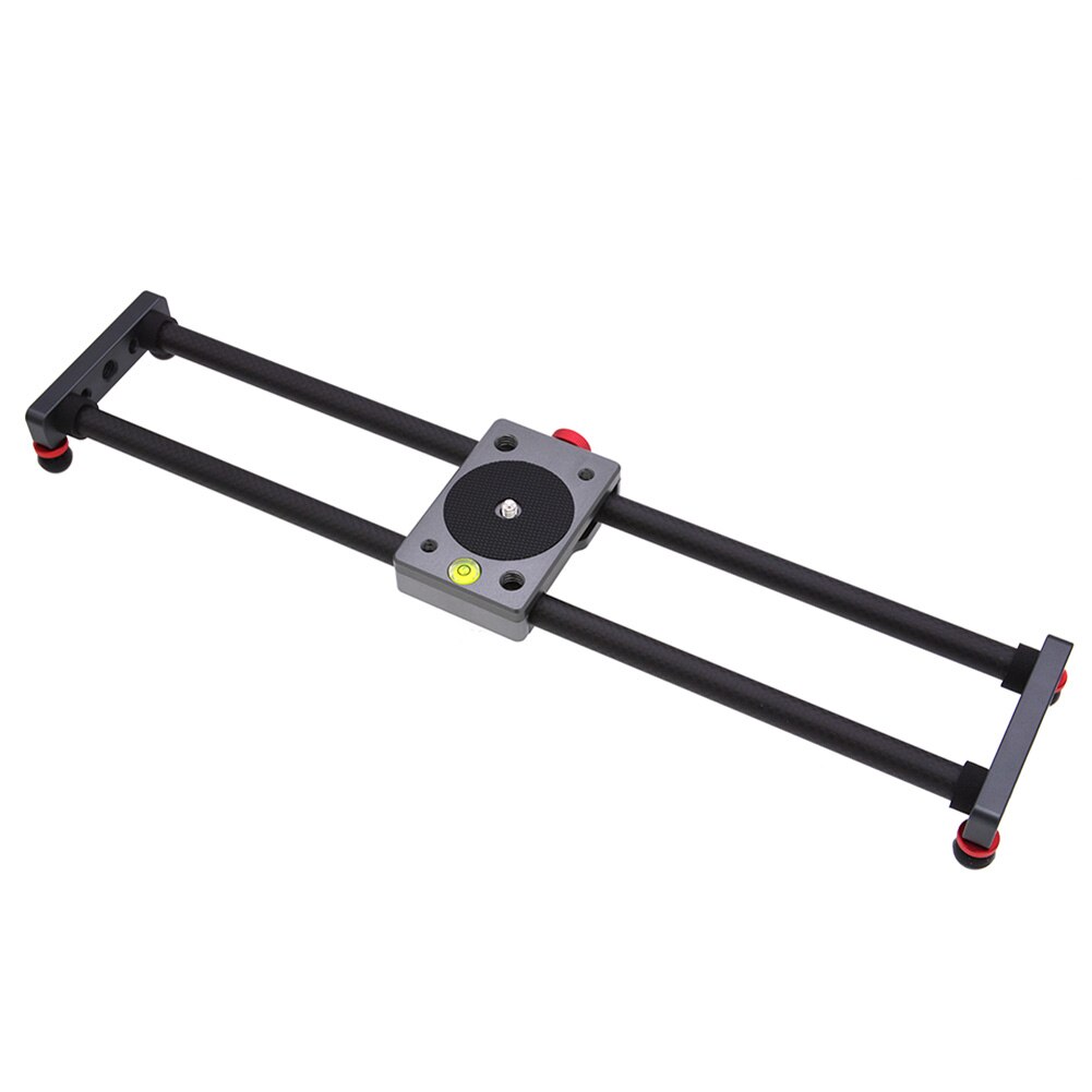 Camera slider video stabilisator dolly track fotografie statief dslr 40cm mini rail universeel desktop koolstofvezel accessoires