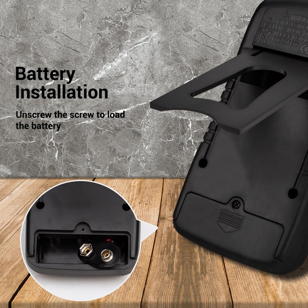 XL830 Mini Digital Multimeter 1999 Counts AC/DC Voltage Current Resistance Frequency Tester True RMS NCV Meter