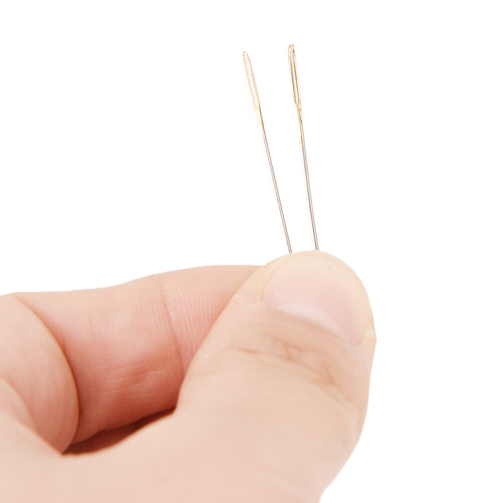 100PCS Golden Tail Embroidery Fabric Cross Stitch Needles Size 24 For 11CT Stitch Cloth Sewing