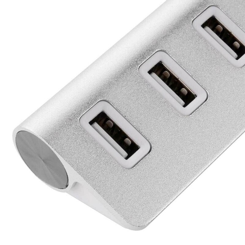 USB2.0 Four Port USB Hub Laptop High Speed Expander Splitter Aluminum Hub Adapter Tablet 4 Port