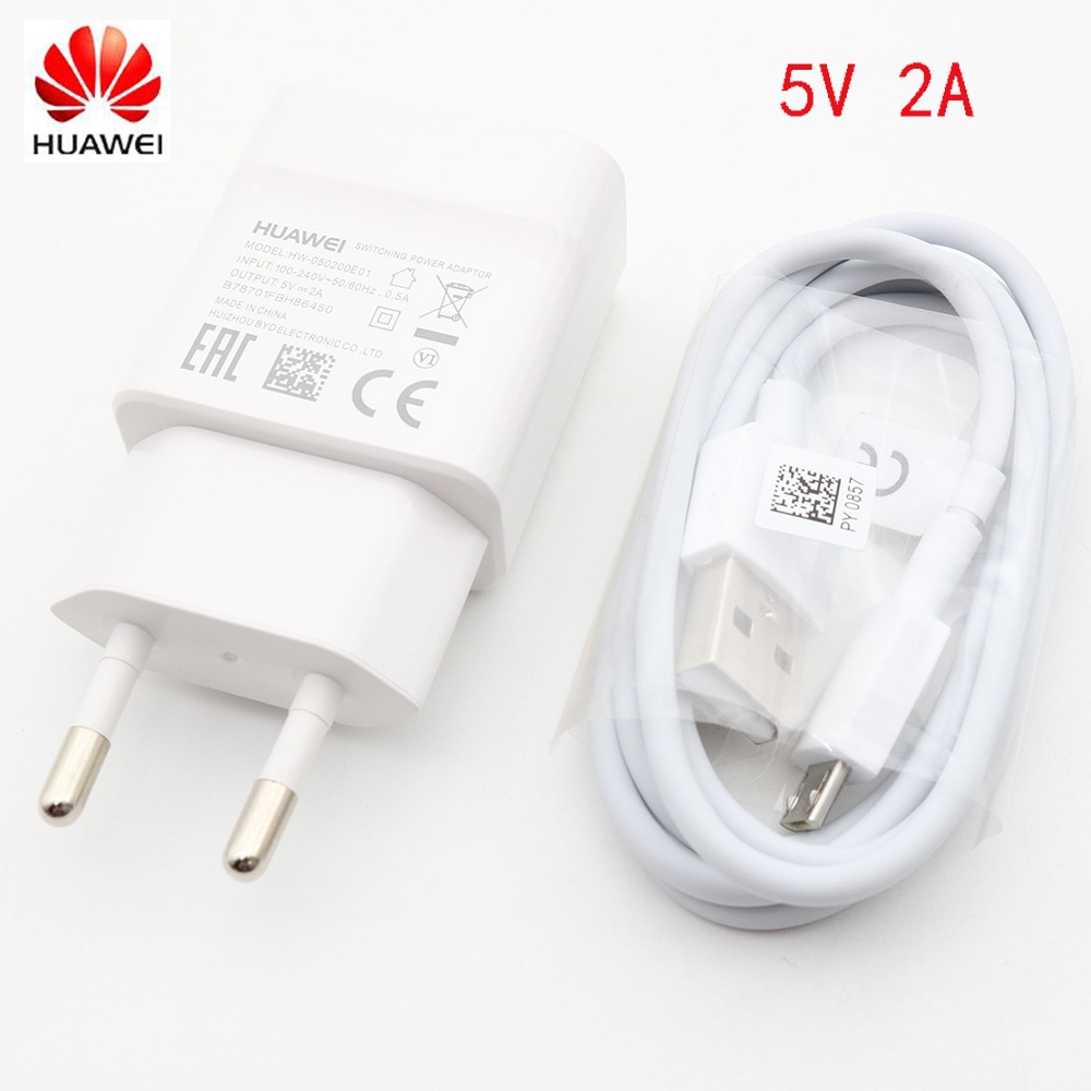 Para 5v2a adaptador de cargador de la UE 1a Cable Micro DE DATOS voor honor 7x 3x 4a 4c 4x g7 p7 p6 5c 6a 5x6 6c 6x p6 p7 p8 g9 HW-050100E01