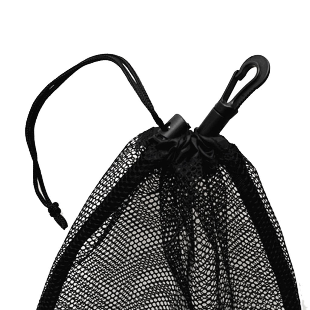 2 Pieces Golf Club Ball Mesh Net Bag Tennis Balls Holder Underwater Dive Gear Reels Storage Carrier