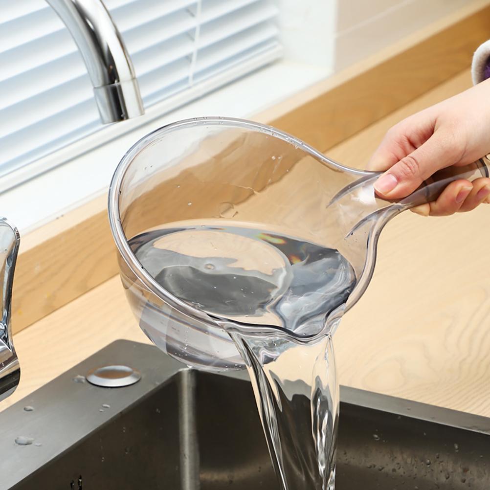 Keuken Anti-Slip Lange Handvat Mode Creatieve Plastic Transparante Water Scoop Duurzaam Huishouden Keuken Gadgets Levert