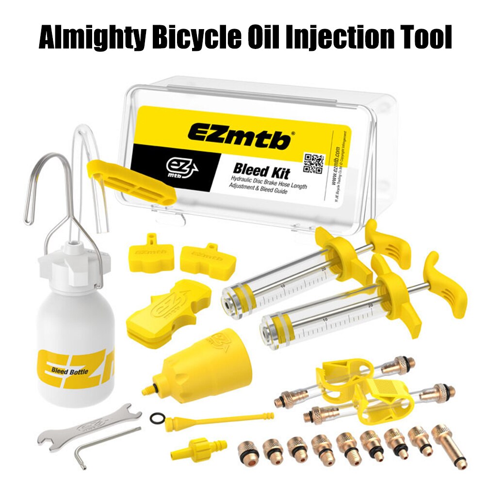 Universal Bicycle Bleed Kit Hydraulic Disc Brake Oil Tool Set For Road Mountain Bike Brake Repair Tools