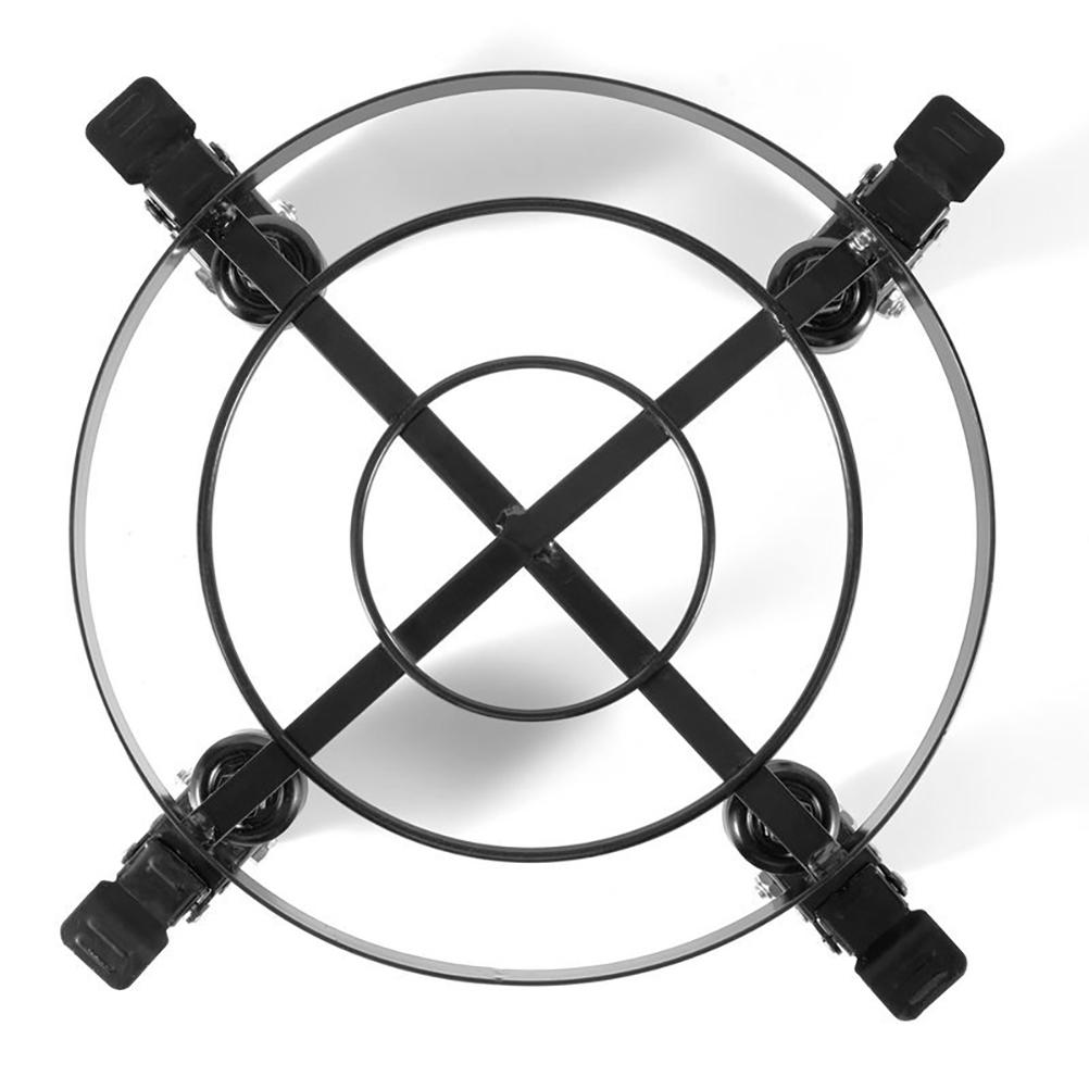 Movable Round Flower Plant Pot Tray with Universal... Grandado