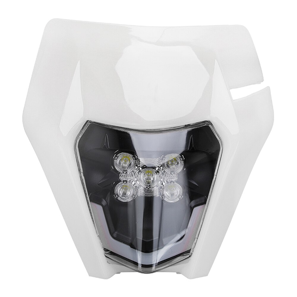 Faro LED para motocicleta faro linterna para cabeza para KTM EXC EXCF SX SXF XC XCF XCW XCFW TPI 125, 150, 250, 300, 350, 450, 530 MX ADV-: B.White