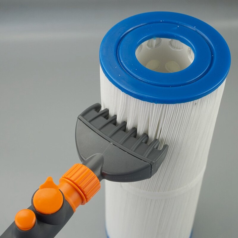 Filter Jet Cleaner Swimming Pool Tub Spa Water Wand Cartridge Hand Held Cleaning Brush Bathtub Spa Water Filter Comb