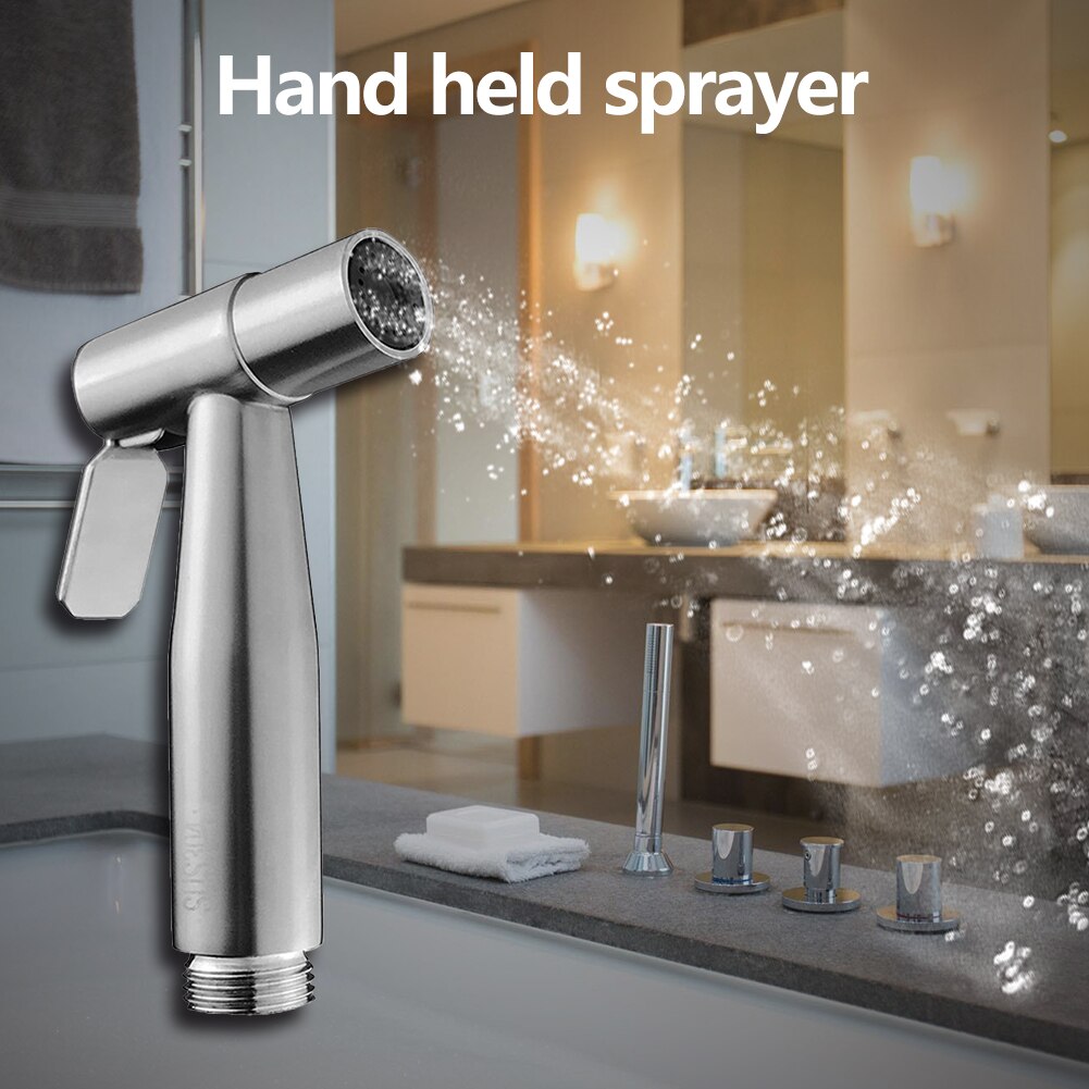 Wc Bidet Sproeiers Baby Bidet Kraan Badkamer Handheld Rvs Nozzle Voor Huishoudelijke Badkamer Ornamenten