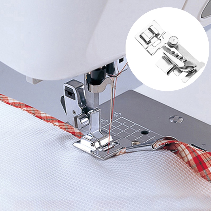 Trykfodssæt med rullet kant syning af indenlandske maskindele symaskine syværktøj tilbehørssøm