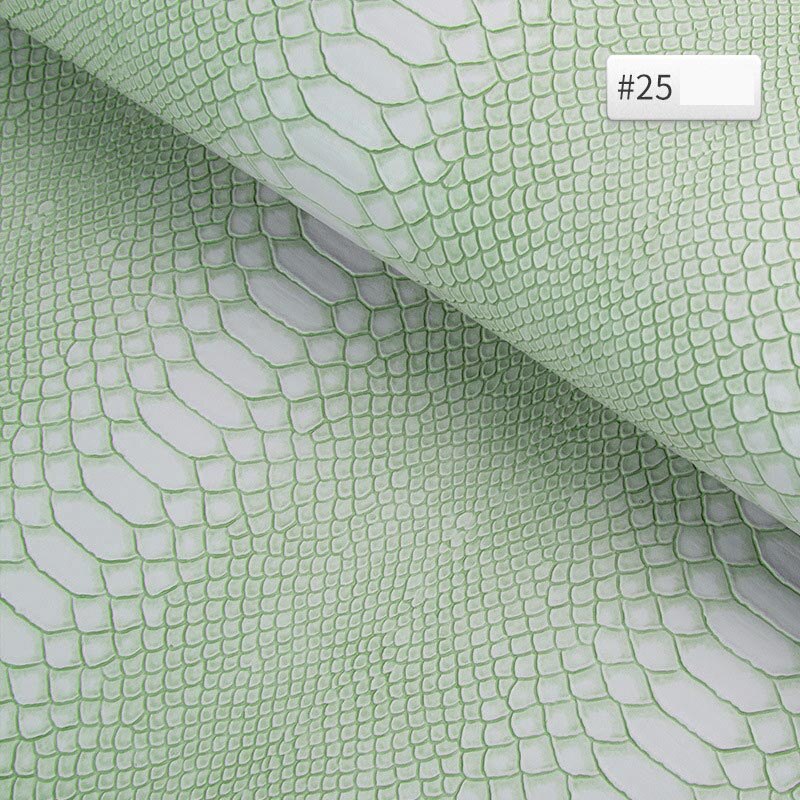 50cm*138cm PVC Snake Leather Fabric Synthetic Leather For DIY Handmade Sew Clothes Accessories Supplies: 14