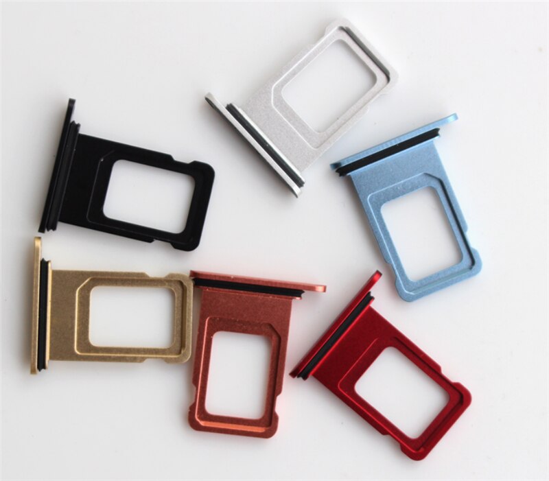 2 sätze/los Neue Dual Sim Kartenleser + Dual Sim Tablett Für iPhone 11 11Profi max farben