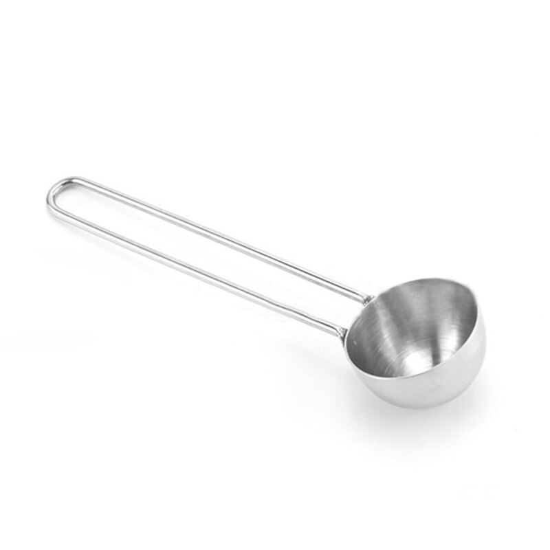 Utensilios de cocina, cuchara para mezclar café, cuchara de medida, multifunción, mango largo, acero inoxidable, fácil limpieza, 1 Uds.