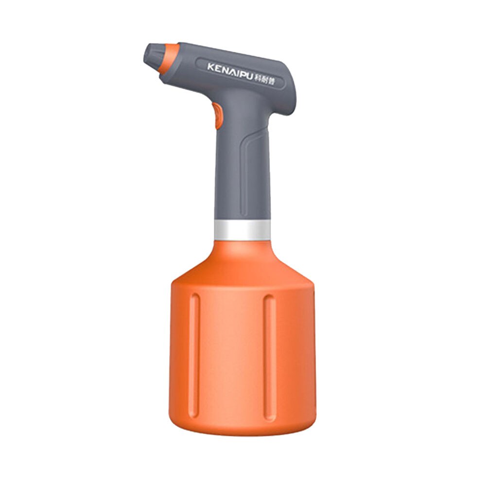 Regadera eléctrica con USB para interiores y exteriores, pulverizadores eléctricos, botella de agua, rociador de niebla, pulverizador eléctrico desinfectante, herramientas de jardín: Orange
